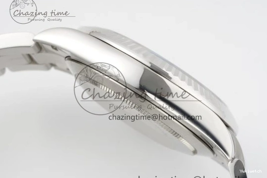 Bracelet Steel JDF DateJust on SS Dial Blue V2 VR3235 41 904L Oyster Textured 0309